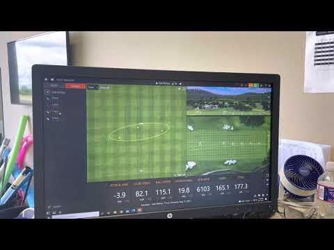 Video of Seth Bishop 9,7, and 5 iron trackman statistics