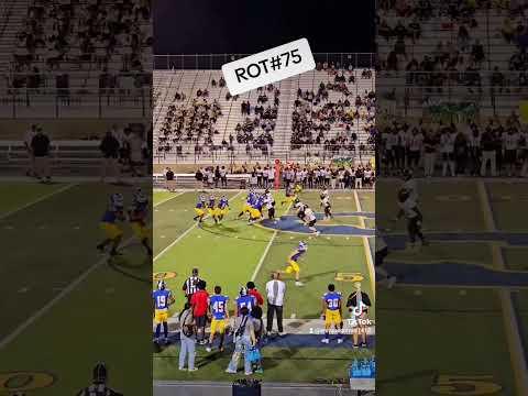 Video of Right offensive Tackle #75 