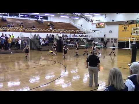 Video of Ashley Bartley (Libero #21) Game Clips