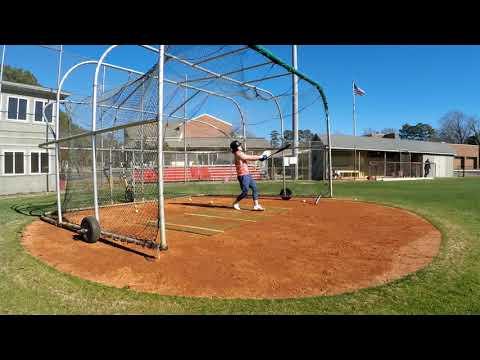 Video of BP 1/23/21 - Hit 5 homeruns, 340' - 370'