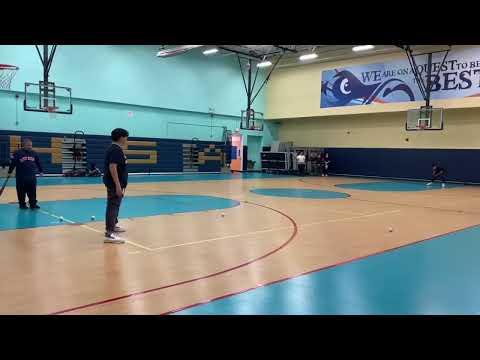 Video of Alberto Vega Class of 2024 defensive drills