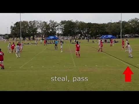 Video of ECNL RL Game 1 highlights - Orlando showcase 1/21/22