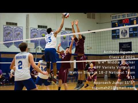 Video of Anthony Ngumah (Middle Blocker Class of 2021) Highlight Video