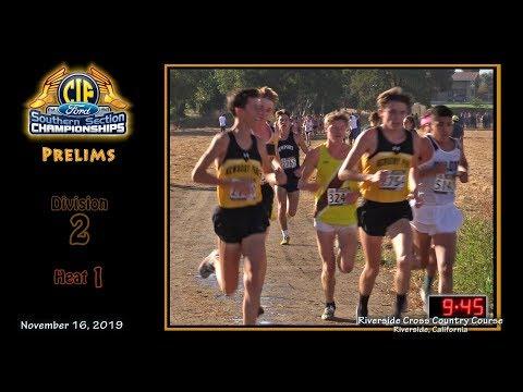 Video of 2019 XC - CIF-ss Prelims - 13 (D2 Boys, Heat 1 of 2)