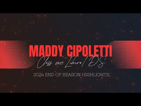 Video of Maddy Cipoletti #4 - End of School Season 2024 Highlights