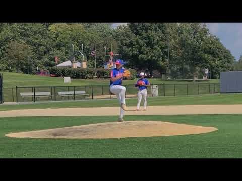 Video of 1-2-3 inning Pitching at Mount St. Mary’s baseball tournament