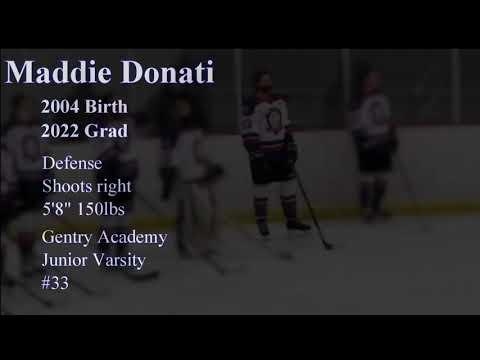 Video of Maddie Donati January 2021 Gentry Academy