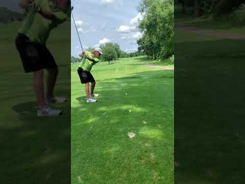 Video of Josh tee off