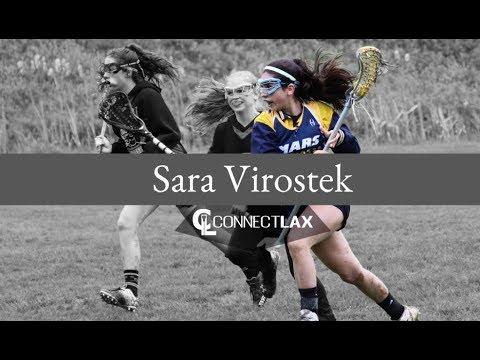 Video of Sara Virostek Lacrosse Highlights- PA 2020 Att, Mid, Draw