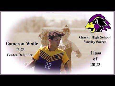 Video of Cameron Walle Soccer Highlights -Chaska HS '22 (under 5 min)