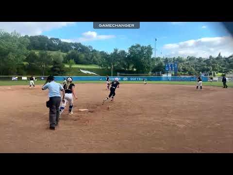 Video of Staying with the outside pitch for a single