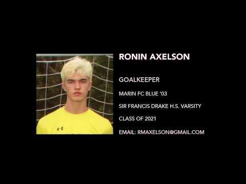 Video of Ronin Axelson Soccer Goalkeeper 2021