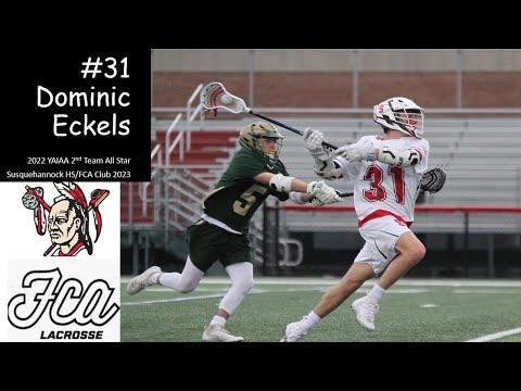 Video of #31 Dominic Eckels 2023 Midfield/2022 Spring highlights-States & Districts