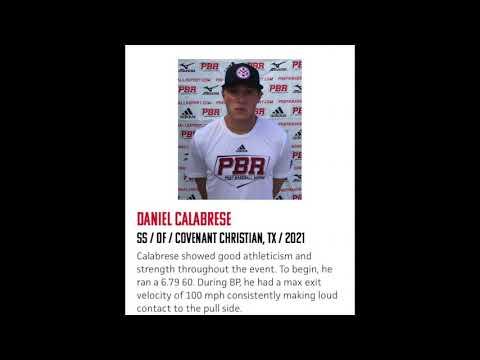 Video of Daniel Calabrese: Summer 2020 Highlights