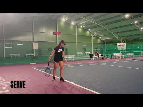 Video of College Tennis Recruiting Video- Neli Dedkova- Fall 2023