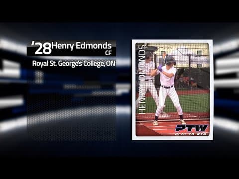 Video of Henry Edmonds (Class of 2028) - PTW Showball Florida Showcase