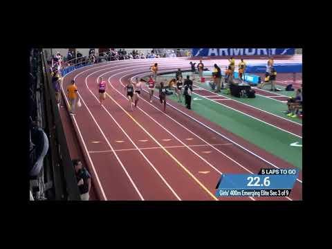 Video of 400m 8Mar24 Nike Nationals