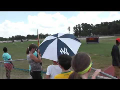 Video of Allyson Halbach Javelin 6th throw AAU 8 4 16