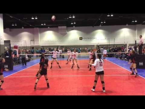 Video of Celeste Hanson, Setter class of 2017 