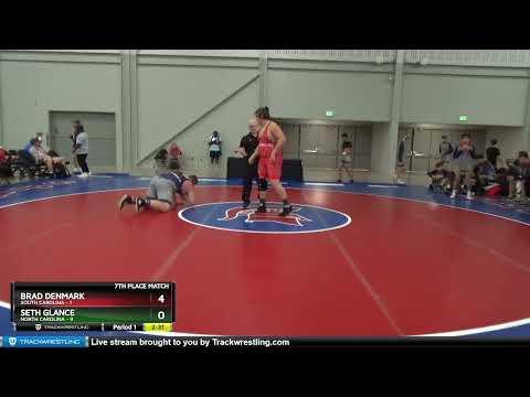 Video of 285 Lbs Placement Matches (8 Team) - Brad Denmark, South Carolina Vs Seth Glance, North Carolina 2