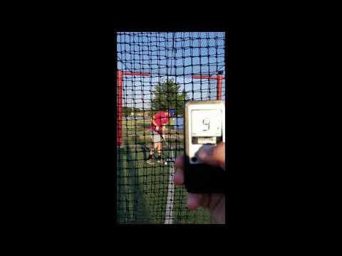 Video of Ryan Davis, 91-mph Exit Velo w/ Wood Bat