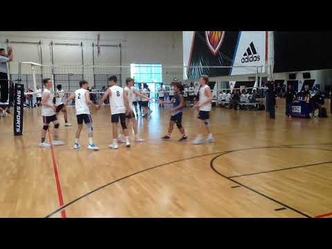 Video of Vegas United 18 Navy vs Rockstar (#9 Setter)