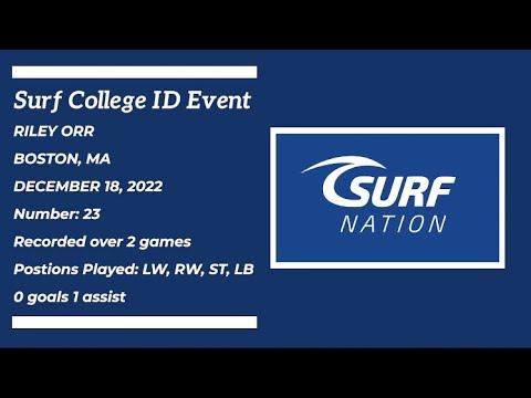 Video of Riley Orr - Surf College ID Event