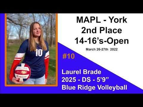 Video of MAPL-York-Open-2nd Pl-Laurel Brade-#10