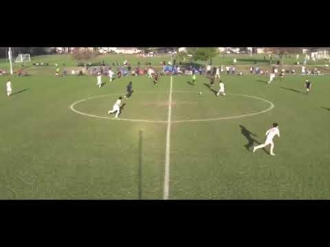 Video of Ash attacking midfielder nice Vision and passes