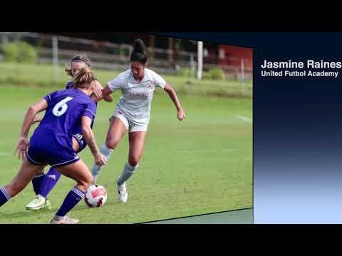 Video of Jasmine Raines UFA ECNL U17