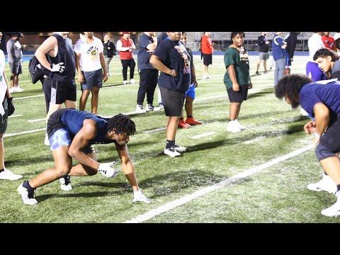 Video of Prospect Camps of 2024 - Defensive End "Big Man" Versus