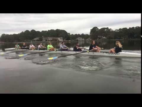 Video of Varsity and Novice Mix Boat at Practice