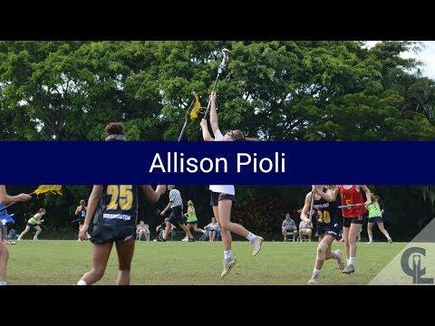 Video of Allison Pioli Lacrosse Highlights- PA 2022 - Mid, Def, Draw