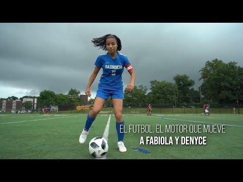 Video of El fútbol, el motor que mueve a Fabiola y Denyce 