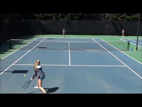 Video of The first practice match I had won 6-2 against a 3 star ranked 21 in Georgia and 103 in the Southeast. I am wearing the yellow shirt. In the second practice match I had also won 6-2 against a girl ranked 33 in Georgia. I am wearing the blue shirt.