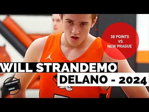 Video of Will Strandemo Drops 38 POINTS!! vs New Prague 2024 Sophomore