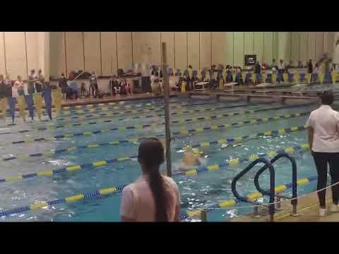 Video of Henry Ortiz (Farthest Black Cap) 200 Breaststroke 