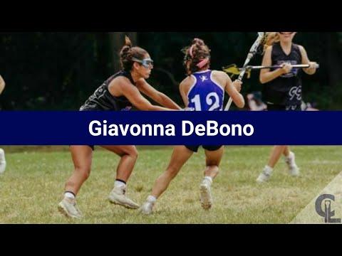 Video of Giavonna DeBono Lacrosse Highlights- NY 2023- Def