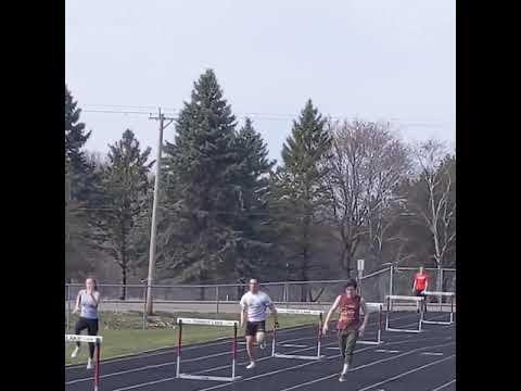 Video of 110mh time trial (15.36sec)