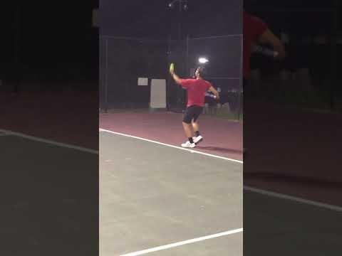 Video of Ethan serve 