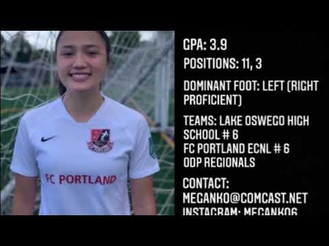 Video of 2023 Megan Ko #6 FC Portland ECNL Spring Highlights 2021