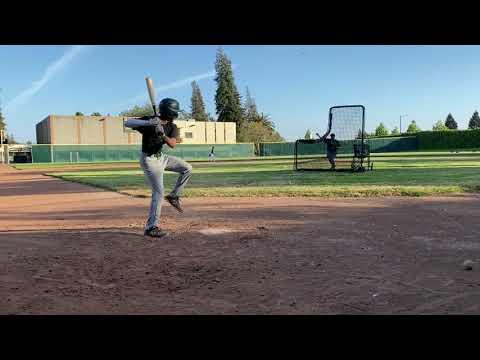 Video of Ty Aldridge Hitting & Fielding Session 5-10-20