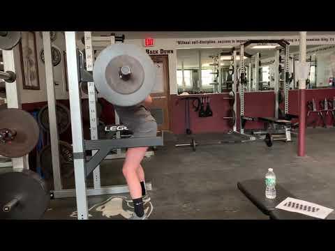 Video of squatting 185 for 5