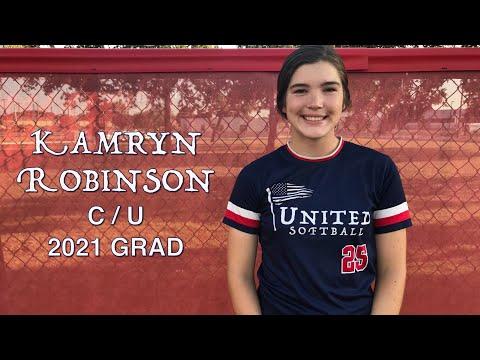 Video of Kamryn Robinson 2021 C/UT