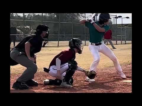 Video of Austin O'Leary c/o 2025 Catching Highlights