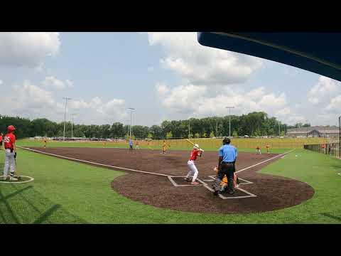 Video of Mark Reineke, GMHS 2024, Perfect Game WWBA Game 1, Game 1 RBI Single to Rt Side...going w/the pitch away