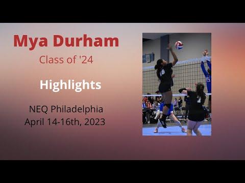 Video of Mya Durham’24 Middle #16 NEQ Philly