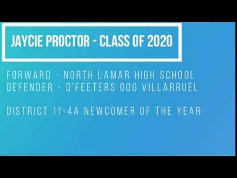 Video of Jaycie Proctor Class of 2020 Forward 