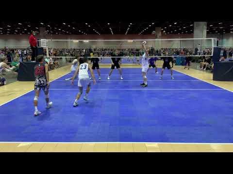 Video of Alex Rosenow AAU Highlights - 2022 Libero - Club 1 VBC