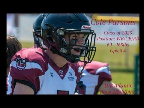 Video of Cole Parsons 2024 U18 Atlantic Bowl Highlights